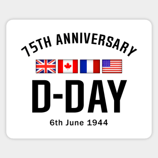 D-Day 75 Year Anniversary Sticker